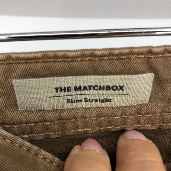 AG Adriano  Goldschmied Men's Khaki The Matchbox Slim Straight Jeans size 38 - Picture 10 of 16